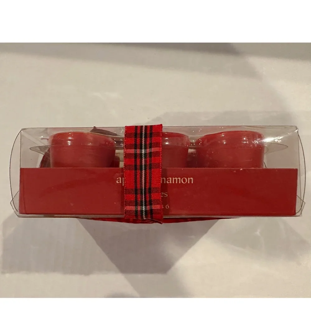 Pier 1 Scented Votive Candles Apple‎ Cinnamon Unopened
